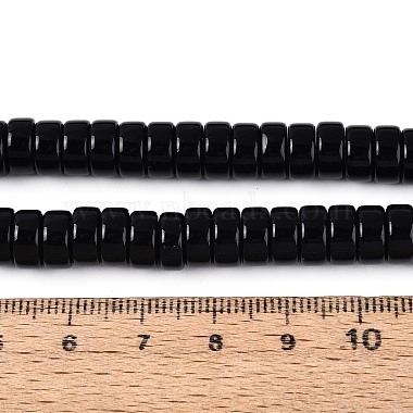 Opaque Solid Color Glass Beads Strands(GLAA-N026-4x8mm-11)-4