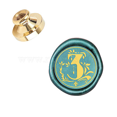 Wax Seal Brass Stamp Head(AJEW-WH0130-873)-2
