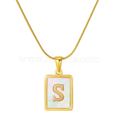 Letter S Shell Necklaces