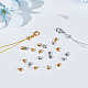 40Pcs 2 Colors Brass Crimp Beads(KK-AR0003-27)-4