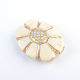 Perles acryliques de placage de fleurs(X-PACR-Q102-36A)-2
