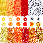 DIY Findings Kits, including Polymer Clay & Acrylic & Plastic Beads, Mixed Color, 6x1mm, Hole: 2mm(DIY-PA0001-17B)
