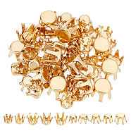70Pcs 5 Style 304 Stainless Steel Rhinestone Claw Settings, Golden, 5x4mm(STAS-UN0026-74)