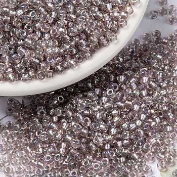 MIYUKI Round Rocailles Beads, Japanese Seed Beads, 8/0, (RR3522), 3mm, Hole: 1.1mm, about 422~455pcs/10g