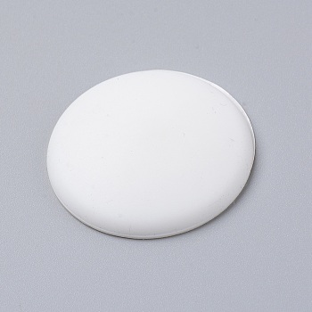Strong Seamless Silicone Anti-Collision Adhesive, Half Round, White, 4x0.85cm