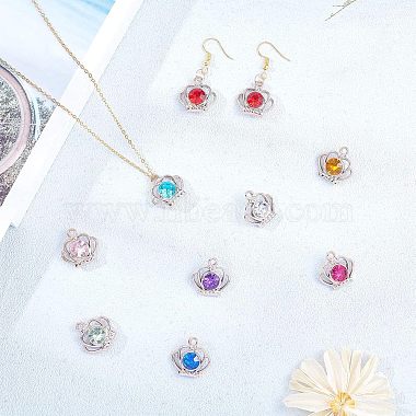 UV Plating ABS Plastic Pendants(KY-CA0001-02)-5