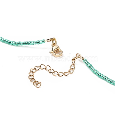 7-teiliges Halsketten-Set aus Naturperlen und Glasperlen in 7 Farben für Damen(NJEW-JN04184)-7