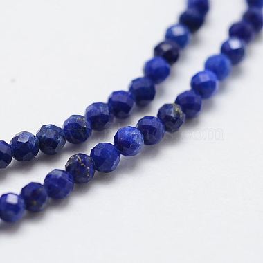 Chapelets de perle en lapis-lazuli naturel(X-G-G663-48-2mm)-3