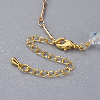 Bicone Austrian Crystal Beaded Bracelets(BJEW-JB04806)-4