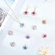 UV Plating ABS Plastic Pendants(KY-CA0001-02)-5