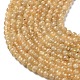 perles de grenat jaune naturel(G-Z129-C01-4mm-01)-4