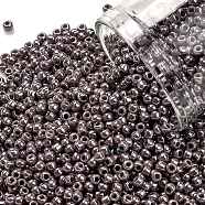 TOHO Round Seed Beads, Japanese Seed Beads, (133) Opaque Luster Lavender, 11/0, 2.2mm, Hole: 0.8mm, about 1103pcs/10g(X-SEED-TR11-0133)