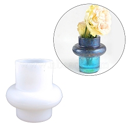DIY Mini Table Vase Silicone Molds, Resin Casting Molds, For UV Resin, Epoxy Resin Jewelry Making, Column, 100x102mm, Inner Diameter: 59mm(SIMO-H010-12A)