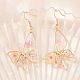 Alloy & Dried Flower Dangle Earrings(AL-Z001-02G-02)-1