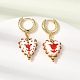 Brass Hoop Dangle Earrings(KK-CBA8324-26G)-5