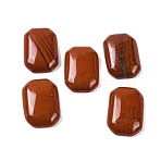 Natural Red Jasper Cabochons, Rectangle, 28.5~30x20~21x6~7mm(G-B085-01A-01)