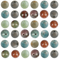 60Pcs Natural Indian Agate Beads, Round, 6mm, Hole: 1mm(G-SC0003-61)