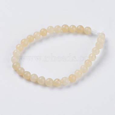 Chapelets de perles en jade topaze naturelle(X-G-G515-8mm-03A)-2