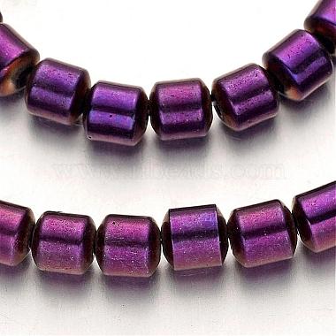 Electroplate Non-magnetic Synthetic Hematite Bead Strands(G-F300-28)-3