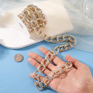 2M Aluminium Double Curb Chains(CHA-TA0001-40)-6