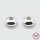 925 Sterling Silver Corrugated Spacer Beads(STER-K171-43S)-1