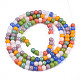 Opaque Glass Beads Strands(X-GLAA-T006-10B)-2