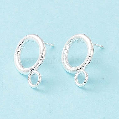 304 Stainless Steel Stud Earring Findings(X-STAS-P308-02A-S)-2