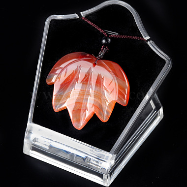 Leaf Carnelian Necklaces