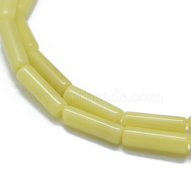 Natural Olive Jade Beads Strands(G-F631-D21)-3