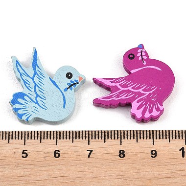 80Pcs Natural Wood Printed Beads(WOOD-YW0001-39)-2