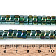 ab色のメッキ透明ガラスビーズストランド(GLAA-T026-4x8mm-T02)-4