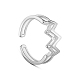 TINYSAND 925 Sterling Silver Cuff Rings(TS-R415-S)-1