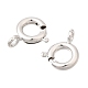 Brass Spring Ring Clasps(KK-C255-14P)-2