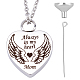 CREATCABIN Mom Always in My Heart Wing Urn Pendant Necklace(STAS-CN0001-10A)-1