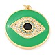 Real 18K Gold Plated Brass Micro Pave Cubic Zirconia Pendants(ZIRC-L100-084G-02)-2