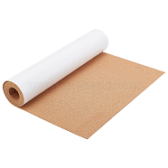 Self Adhesive Cork Sheets, for Kitchen Hot Mats, Cup Mats, Bulletin, Rectangle, Sandy Brown, 2000x400x2mm(DIY-WH0430-454A)