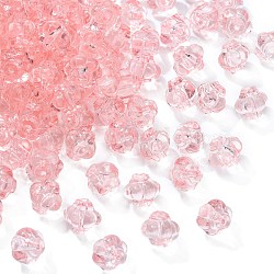 Transparent Acrylic Beads, Lantern, Pink, 8.5x10x9.5mm, Hole: 1.5mm, about 1290pcs/500g(TACR-S154-20A-26)