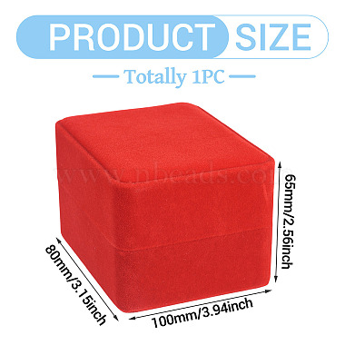 ベルベット製の腕時計用パッケージボックス(CON-TADJ0001-02C)-3