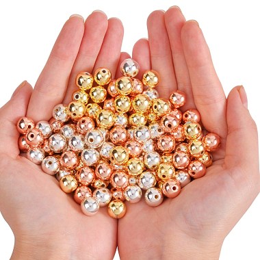 3 brins 3 couleurs galvanisent les brins de perles d'hématite synthétique non magnétiques(G-SZ0001-23)-4