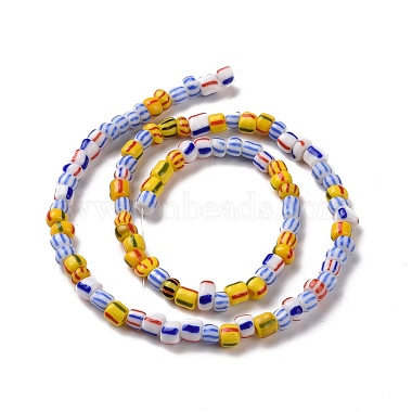 Opaque Handmade Lampwork Beads Strands(LAMP-H061-03)-3