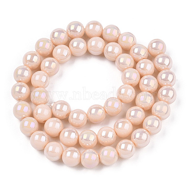 Electroplate Opaque Glass Beads Strands(X-GLAA-T032-P8mm-AB09)-3