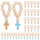 украшение деревянными подвесками в форме креста(KEYC-AB00009)-1
