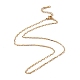 201 Stainless Steel Paperclip Chain Necklace for Men Women(NJEW-P268-A35-2X5)-1