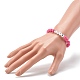 Opaque Acrylic Beads Stretch Bracelet for Kid(BJEW-JB06587)-4