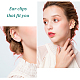 20Pcs 20 Style Multi Line & Leaf & Criss Cross Alloy & Iron Cuff Earrings for Women(EJEW-AN0003-53)-6
