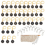 DIY Knitting Tool Sets, Including Alloy Enamel Locking Stitch Markers, Knitting Row Counter Chains, Mixed Color, 10~14cm(HJEW-HS00028)