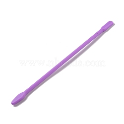 Iron Stirring Rod, Coverd with Food-grade Silicone, Stick, Medium Orchid, 200x9x5mm(TOOL-D001-02A-02)