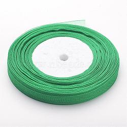 Organza Ribbon, Green, 3/8 inch(10mm), 50yards/roll(45.72m/roll), 10rolls/group, 500yards/group(457.2m/group)(RS10mmY019)