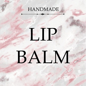 Custom Lip Balm DIY Label Sticker, Coated Paper Paster, Self-Adhesive Stickers, Square with Word, Marble Pattern, 5x5cm