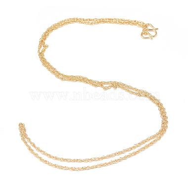 Brass Chains Necklace Making(MAK-Q012-05G)-2